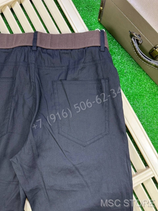 Льняные брюки Brunello Cucinelli 9957