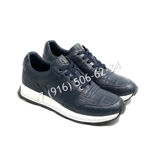 Кроссовки из кожи крокодила Stefano Ricci 24582 1