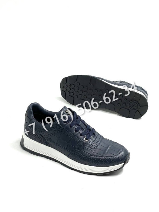 Кроссовки из кожи крокодила Stefano Ricci 24582 1