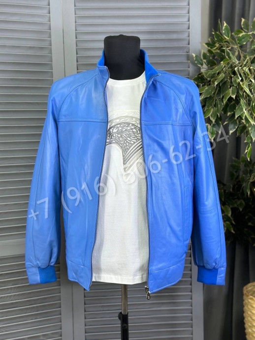 Кожаная куртка Brunello Cucinelli 16475