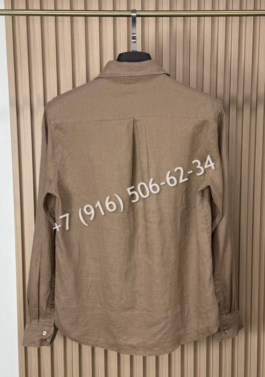 Рубашка Brunello Cucinelli из льна 31300 5