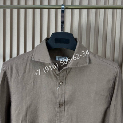 Рубашка Brunello Cucinelli из льна 31300 5