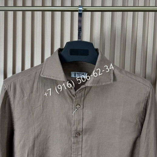 Рубашка Brunello Cucinelli из льна 31300 5
