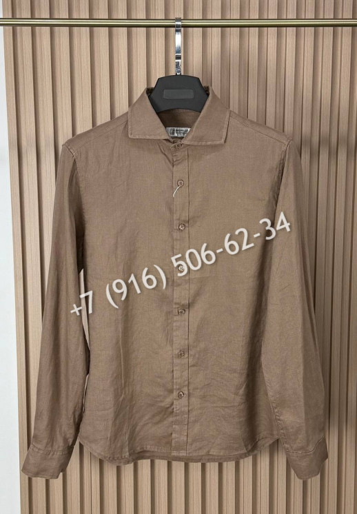 Рубашка Brunello Cucinelli из льна 31300 5