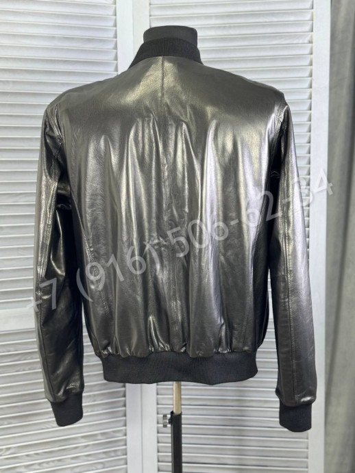 Кожаная куртка Brunello Cucinelli 27264