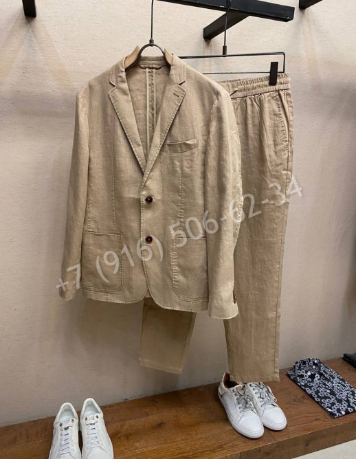 Костюм из льна Zegna 17586