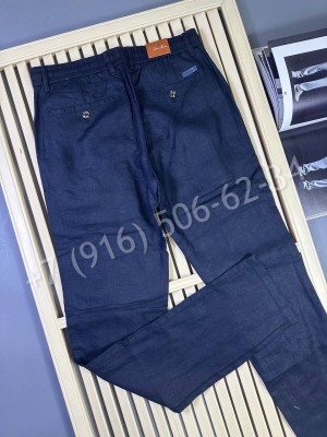 Брюки из льна Loro Piana 30165