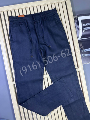 Брюки из льна Loro Piana 30165