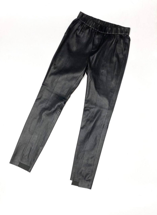 Лосины кожаные Brunello Cucinelli 11051