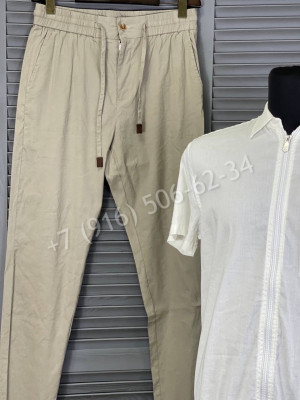 Прогулочный костюм Brunello Cucinelli из льна 15155