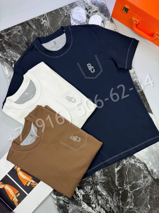 Футболка Brunello Cucinelli кашемир / хлопок 25872