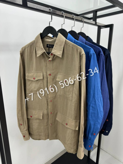 Льняной костюм KITON 15047 10