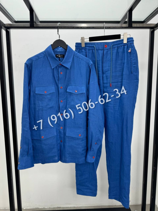 Льняной костюм KITON 15047 10