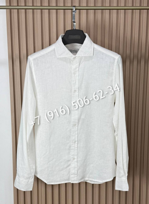 Рубашка Brunello Cucinelli из льна 31300 6