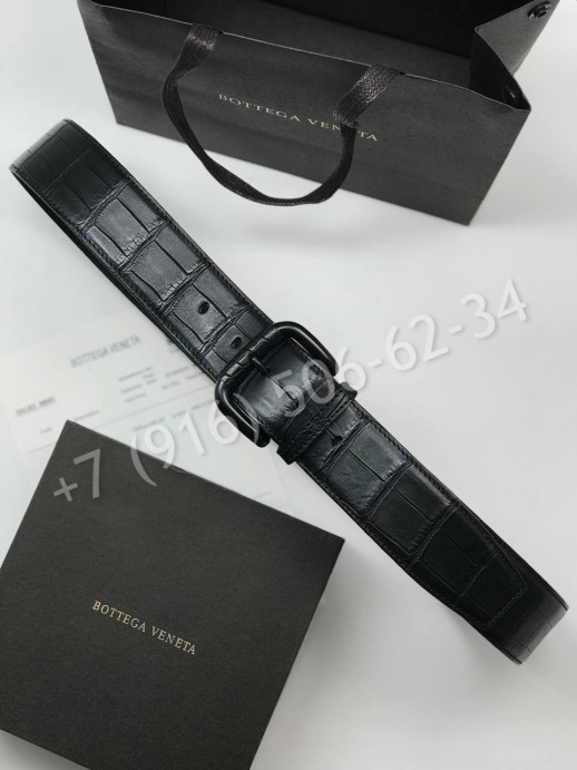 Ремень из кожи крокодила Bottega Veneta 18868