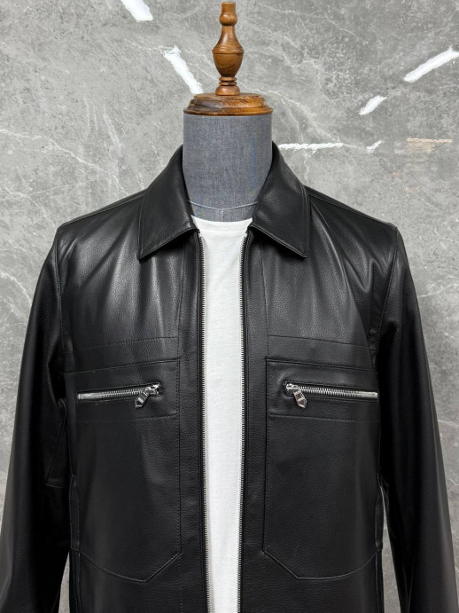 Кожаная куртка Hermes 5740