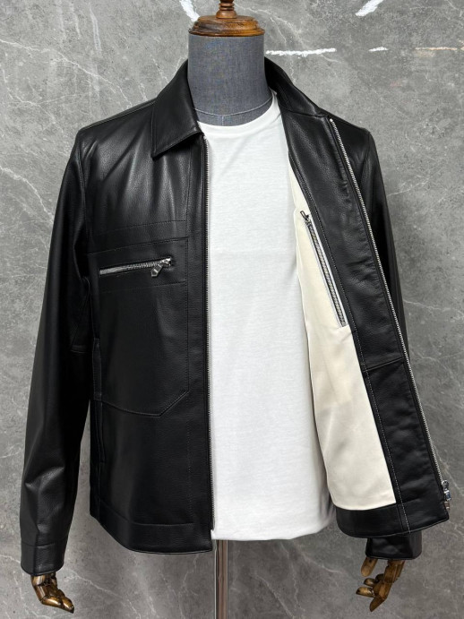 Кожаная куртка Hermes 5740