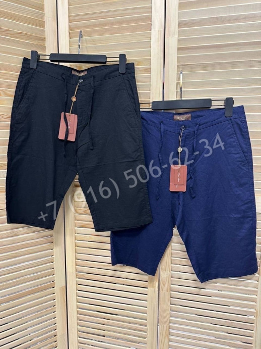 Шорты из льна Loro Piana 17487