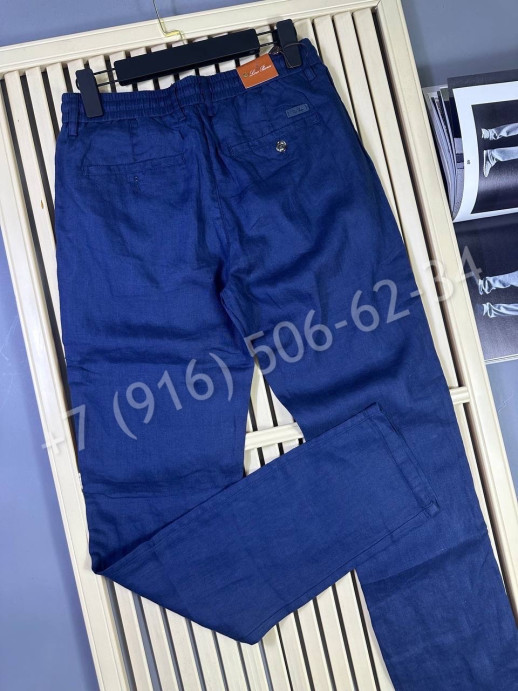 Брюки из льна Loro Piana 30166