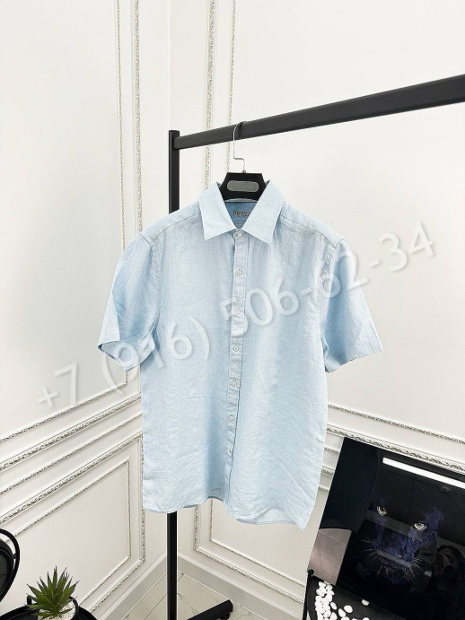 Рубашка Brunello Cucinelli из льна 30266