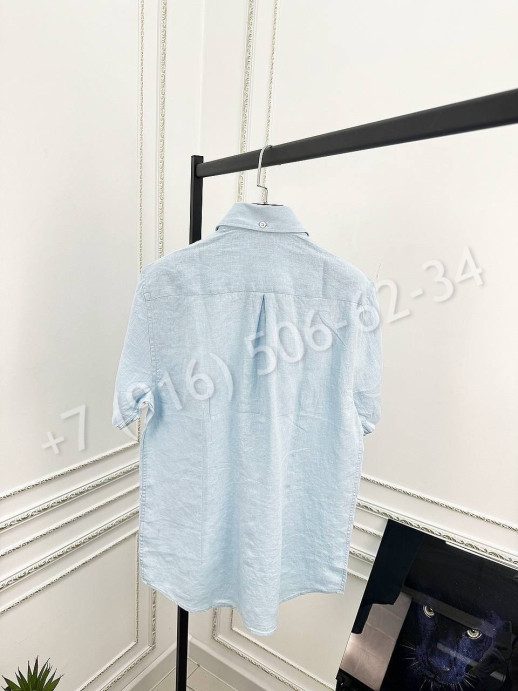 Рубашка Brunello Cucinelli из льна 30266