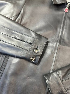 Двухсторонняя кожаная куртка KITON 13912