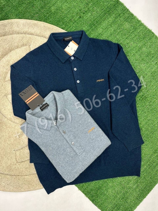 Поло Zegna кашемир/шерсть 24257