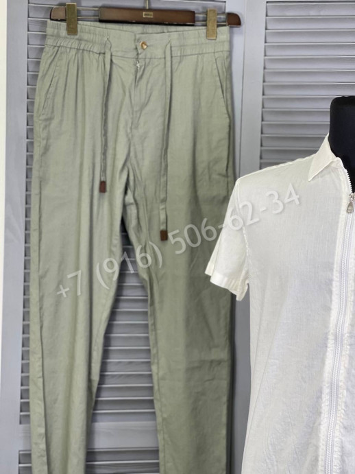 Прогулочный костюм Brunello Cucinelli из льна 15156