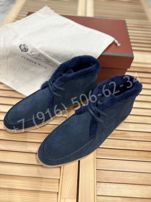 Лоферы на меху Loro Piana 25368