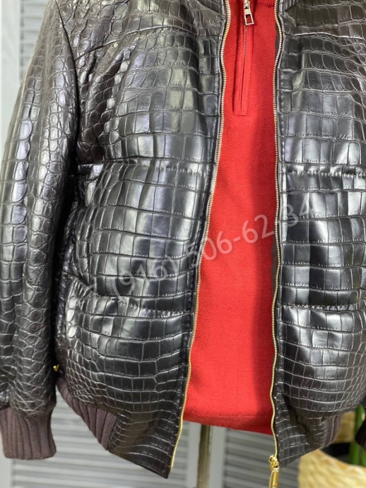 Куртка из кожи крокодила Stefano Ricci 6213