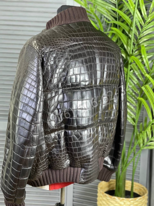Куртка из кожи крокодила Stefano Ricci 6213
