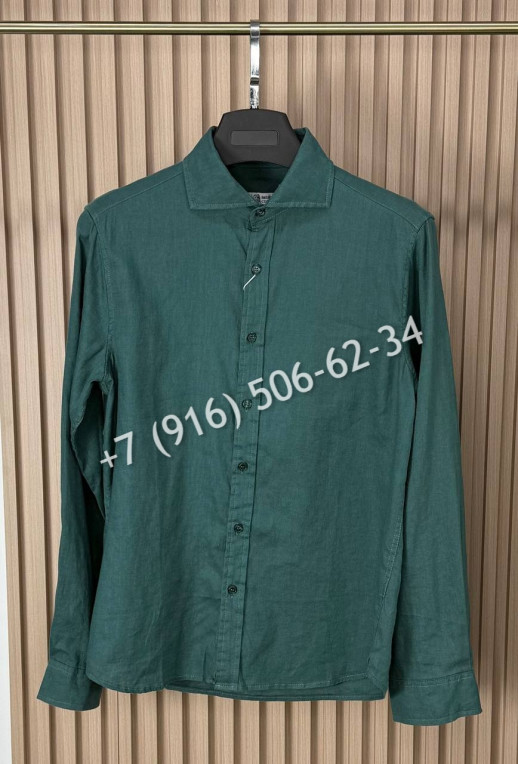 Рубашка Brunello Cucinelli из льна 31300 7