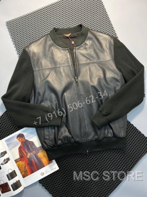 Кожаная куртка Loro Piana на меху 8835