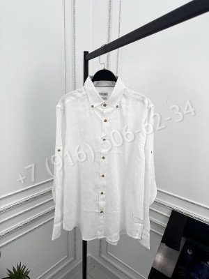 Рубашка Brunello Cucinelli из льна 30267