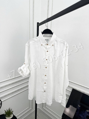 Рубашка Brunello Cucinelli из льна 30267