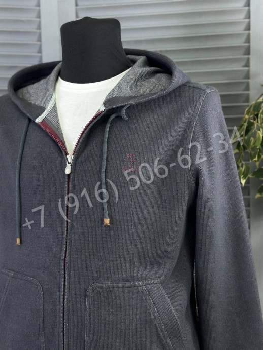 Кардиган на молнии Brunello Cucinelli 21789