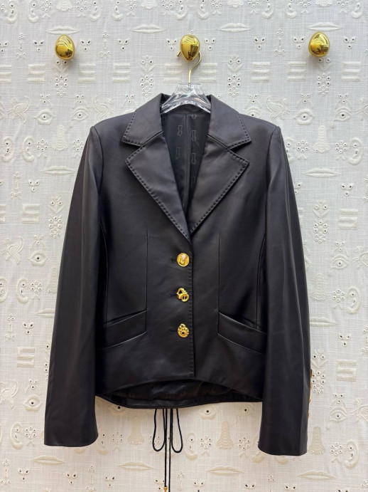 Куртка-пиджак Schiaparelli Кожа 34759 1