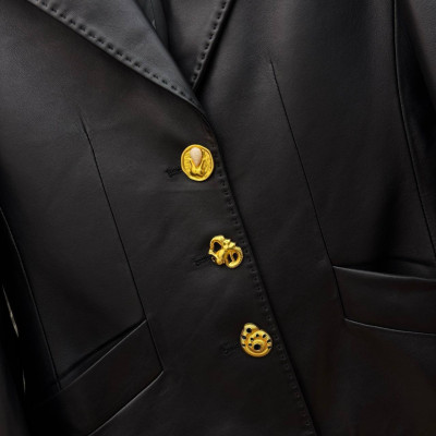 Куртка-пиджак Schiaparelli Кожа 34759 1