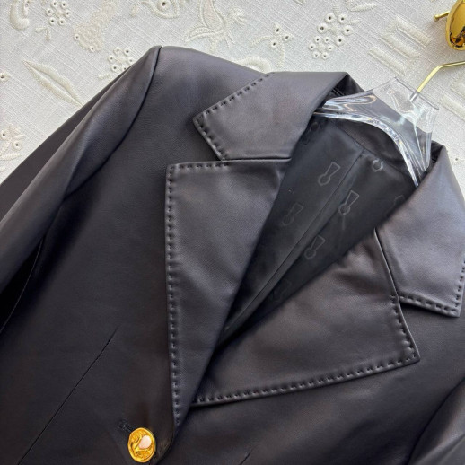 Куртка-пиджак Schiaparelli Кожа 34759 1