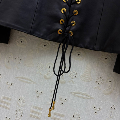 Куртка-пиджак Schiaparelli Кожа 34759 1