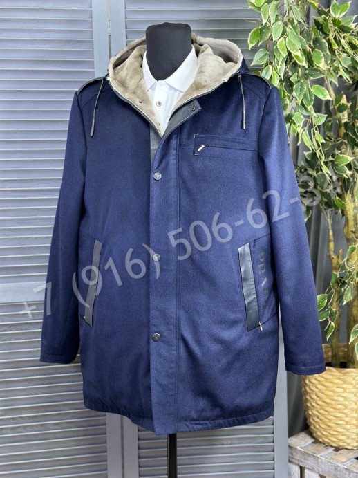 Кашемировое пальто Prada / натуральный мех 23616