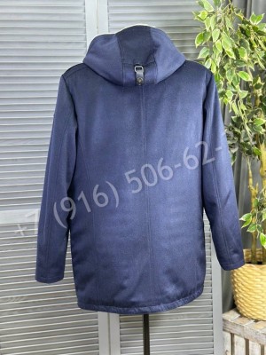 Кашемировое пальто Prada / натуральный мех 23616