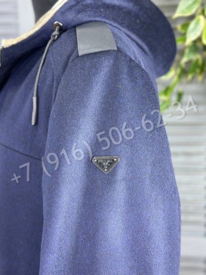 Кашемировое пальто Prada / натуральный мех 23616