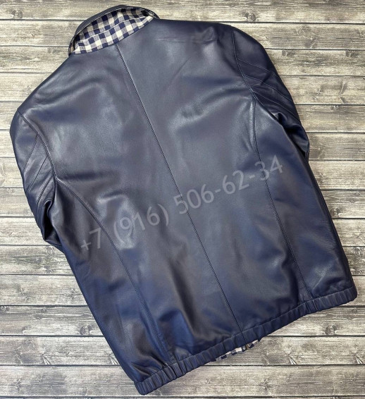 Двухсторонняя кожаная куртка KITON 13913