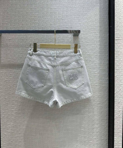 Джинсовые шорты Miu miu 14527