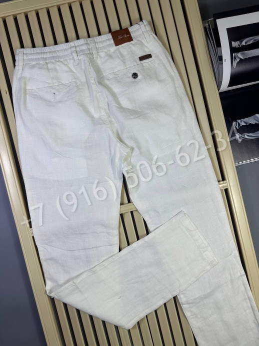 Брюки из льна Loro Piana 30168