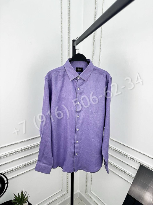 Рубашка Brioni из льна 30268