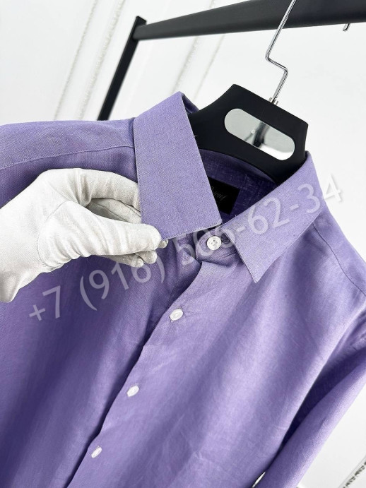 Рубашка Brioni из льна 30268