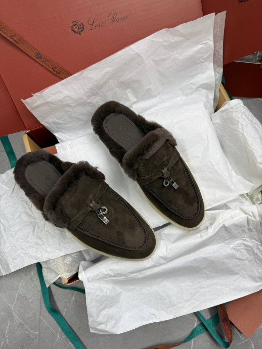 Мюли Loro Piana на меху 19151