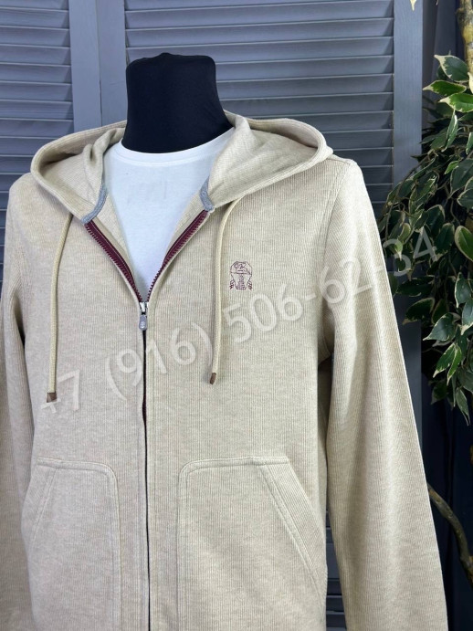 Кардиган на молнии Brunello Cucinelli 21790